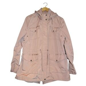 Marc New York Anorak Jacket Womens XXL Pink Excellent Hooded Utility Field Coat